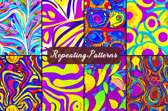 Download Abstract Seamless Repeating Patterns - Seamless Collection
