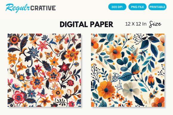 Download Watercolor Boho Floral Seamless Pattern - Seamless Collection