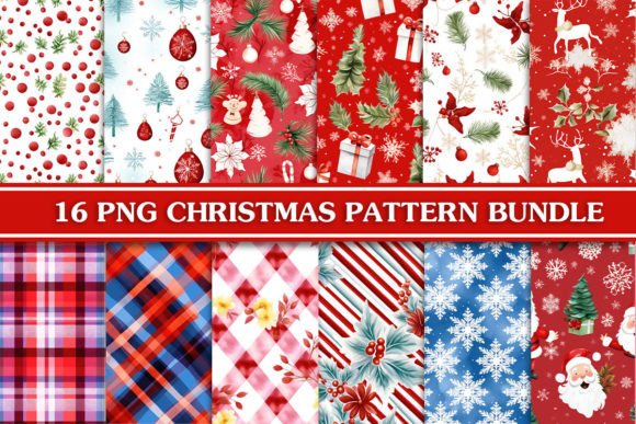 Download Christmas Watercolor Seamless Pattern - Seamless Collection
