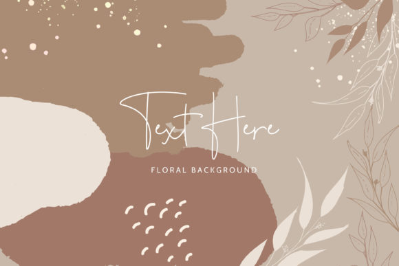 Download Boho Monoline Floral Background Design - Boho Collection