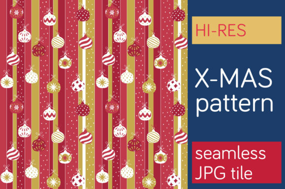 Download Xmas Seamless Pattern Tile - Red Version - Seamless Collection