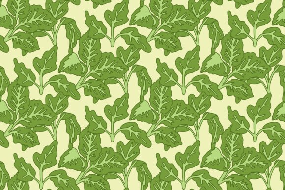 Download Floral Seamless Pattern with Leaves - Seamless Collection
