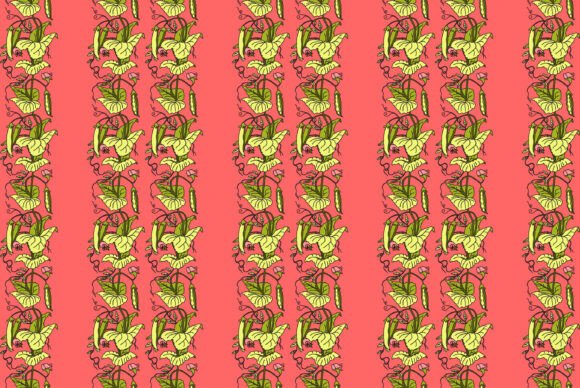 Download Botanical Seamless Pattern Green Peas - Seamless Collection