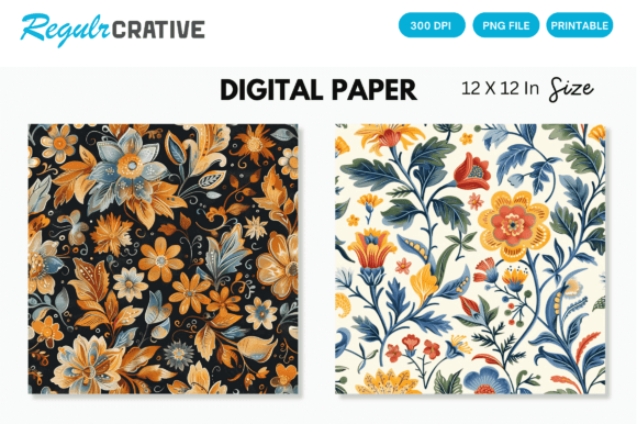 Download Watercolor Boho Floral Seamless Pattern - Seamless Collection