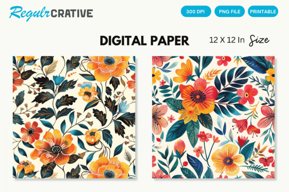 Download Watercolor Boho Floral Seamless Pattern - Seamless Collection