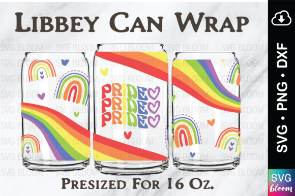 Download Seamless LGBTQ 16 Oz Libbey Gay Pride - Seamless Collection