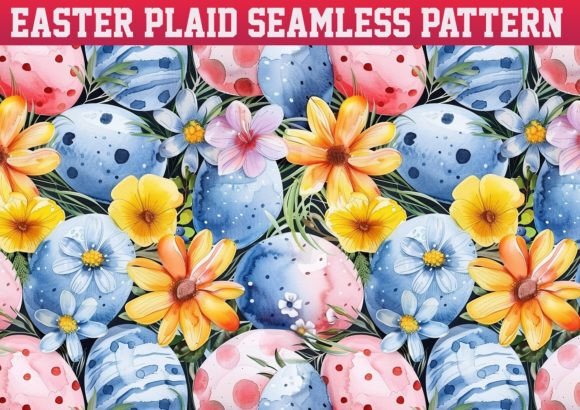 Download Seamless Colorful Easter Pattern - Seamless Collection
