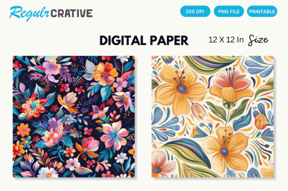 Download Watercolor Boho Floral Seamless Pattern - Seamless Collection