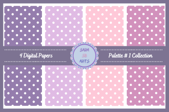 Download Seamless Polka Dot Pattern Digital Paper - Seamless Collection