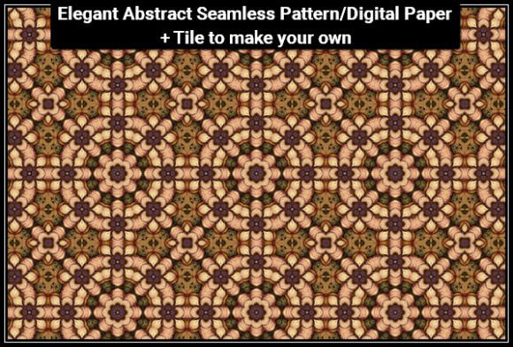 Download Elegant Seamless Pattern &amp; Tile #005 - Seamless Collection