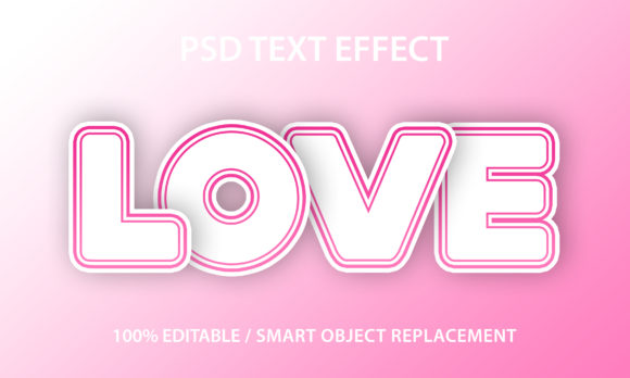 Download Text Effect Love Paper Premium - Premium Resources