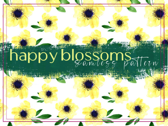 Download "Happy Blossom" Seamless Surface Pattern - Seamless Collection