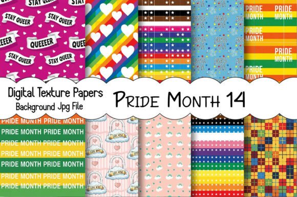 Download Seamless Pride Month Digital Paper - Seamless Collection