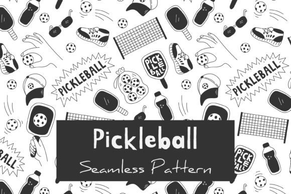 Download Pickleball Seamless Pattern - Seamless Collection