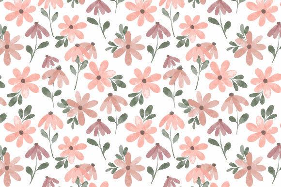 Download Watercolor Floral Seamless Pattern Tile - Seamless Collection