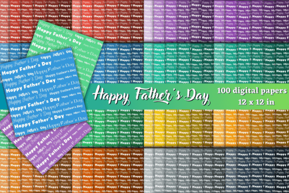 Download 100 Colorful Happy Father's Day Papers - Happy father's day Collection