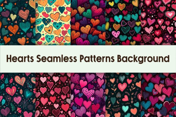 Download Hearts Seamless Patterns Valentines Day - Seamless Collection