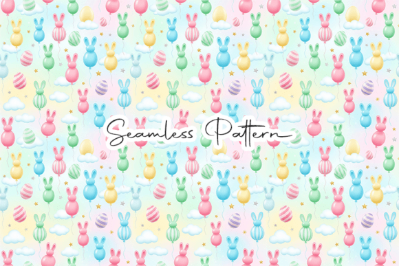 Download Cute Bunny Easter Seamless Pattern - Seamless Collection