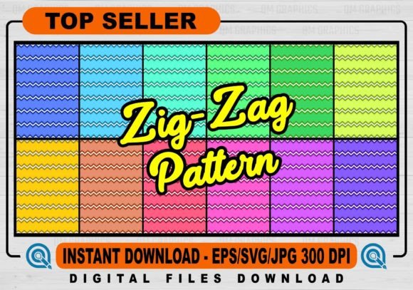 Download ZIGZAG Multicolor Pattern Seamless Tile - Seamless Collection