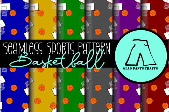Download Seamless Sports Pattern: Basketball - Seamless Collection