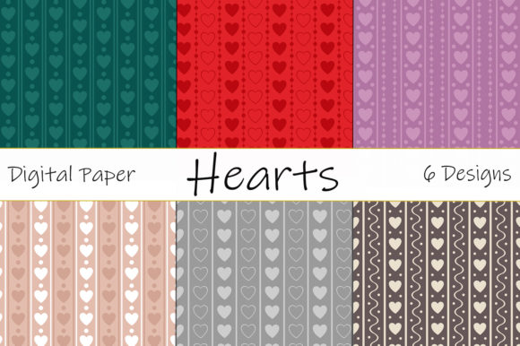 Download Seamless Patterns Valentine's Day Hearts - Seamless Collection