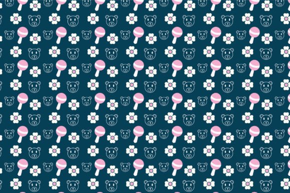 Download Seamless Kid's Pattern Background Vector - Seamless Collection