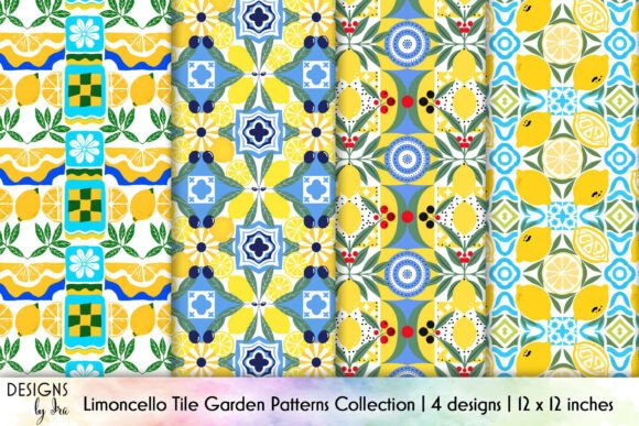 Download Limoncello Tile Seamless Patterns Pack - Seamless Collection