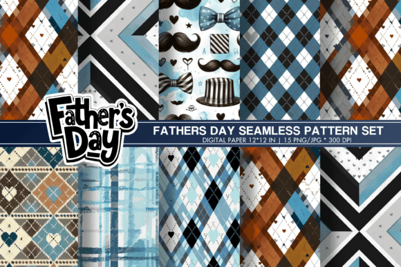 Download Happy Fathers Day Digital Paper Seamless - Seamless Collection