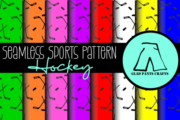 Download Seamless Sports Pattern: Hockey - Seamless Collection