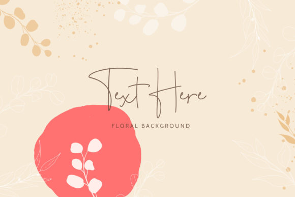 Download Boho Monoline Floral Background Design - Boho Collection