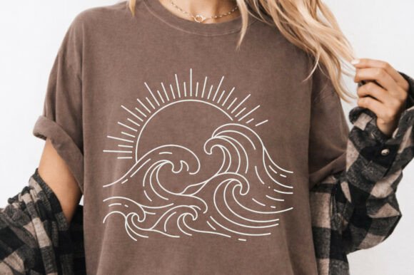 Download Boho Ocean Summer Sunset Png T-Shirt - Boho Collection