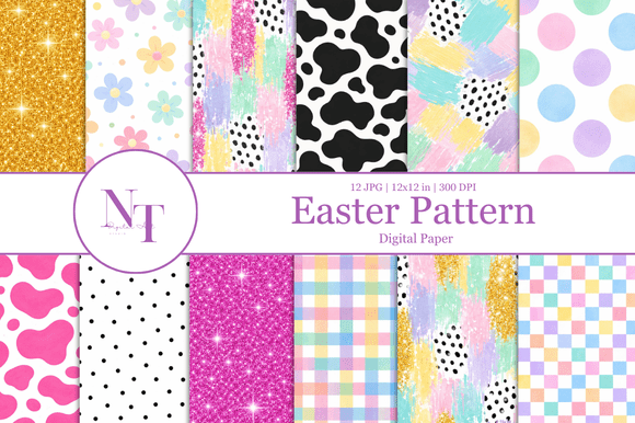 Download Easter Seamless Pattern Digital Paper - Seamless Collection