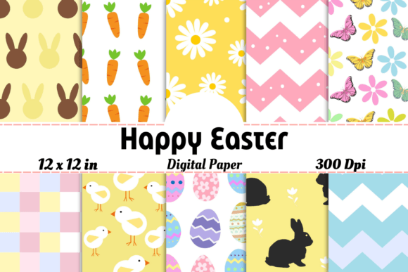 Download Happy Easter Seamless Pattern - Seamless Collection