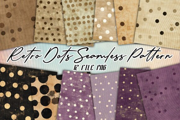 Download Retro Dots Seamless Pattern Background - Seamless Collection