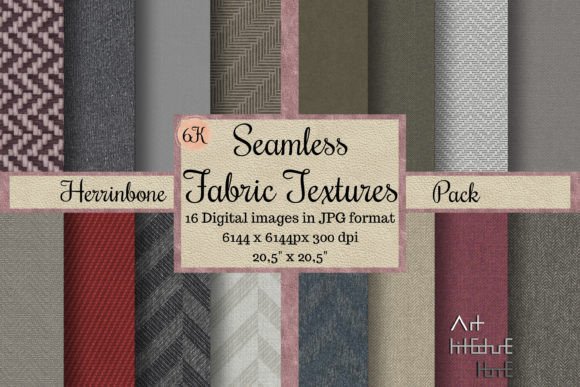 Download 6K Seamless Fabric Texture - Herringbone - Seamless Collection