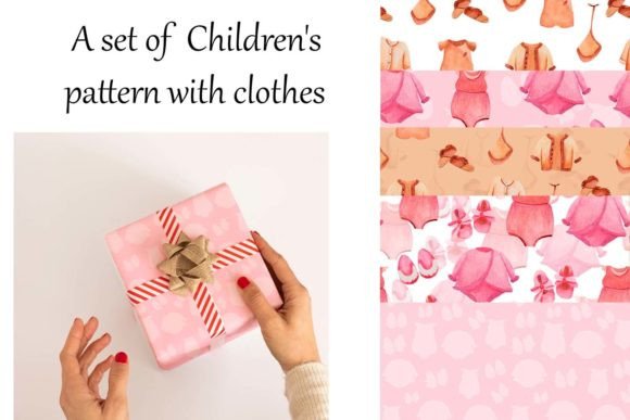 Download Seamless Pattern Children's with Clothes - Seamless Collection