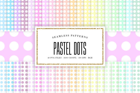 Download Pastel Dots Seamless Patterns - Seamless Collection
