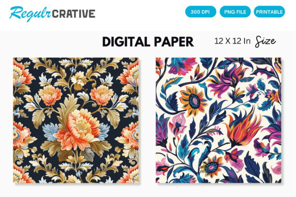 Download Watercolor Boho Floral Seamless Pattern - Seamless Collection