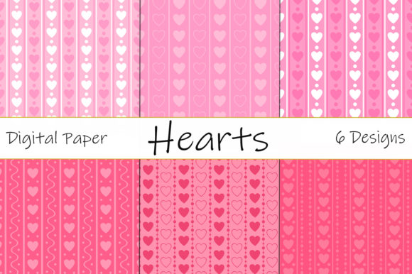 Download Seamless Patterns Valentine's Day Hearts - Seamless Collection