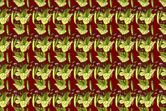 Download Botanical Seamless Pattern Green Peas - Seamless Collection