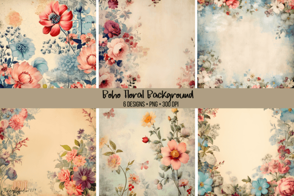 Download Boho Floral Background - Boho Collection