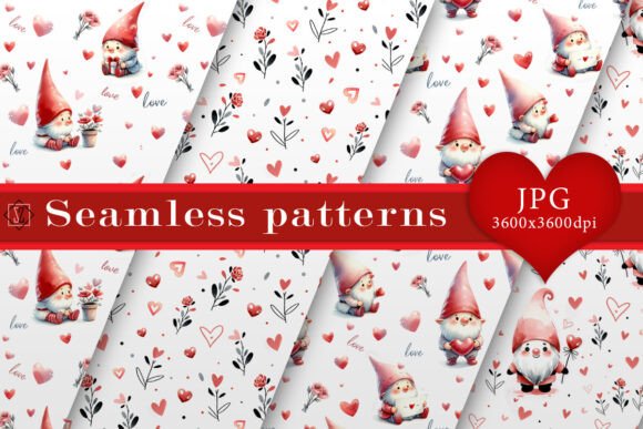 Download Seamless Patterns/Valentine's Day - Seamless Collection